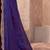 Blue ethnic motifs sequinned  georgette saree
