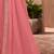 Peach sequinned  georgette saree