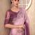 Mauve embellished sequinned  chiffon saree