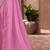 Pink ethnic motifs embellished sequinned  chiffon saree