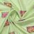Lime ethnic motifs embroidered silk blend heavy work banarasi saree