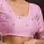 Pink ethnic motifs embroidered silk blend heavy work banarasi saree