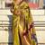Olive woven design silk blend paithani saree