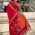 Pink woven design zari silk blend paithani saree
