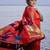 Red woven design zari paithani saree
