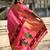Pink ethnic motifs silk blend paithani saree