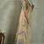 Beige ethnic motifs woven design zari tissue saree