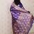 Violet woven design zari silk blend banarasi saree