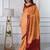 Peach woven design zari  georgette banarasi saree