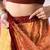 Peach woven design zari  georgette banarasi saree
