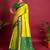 Lime woven design zari art silk kanjeevaram saree