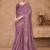 Mauve embellished sequinned designer saree