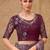 Mauve embellished sequinned designer saree