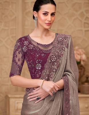 Multicolor woven design zari designer saree 2