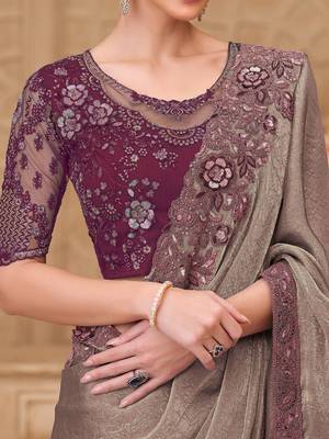 Multicolor woven design zari designer saree 4