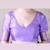Lavender woven design zari silk blend banarasi saree