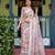White women floral printed  linen saree