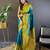 Blue woven design zari kanjeevaram saree
