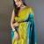 Blue woven design zari kanjeevaram saree