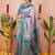 Purple ethnic motifs zari silk blend banarasi saree