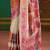 Off white floral silk blend banarasi saree