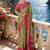 Olive zari art silk kanjeevaram saree