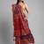 Purple ethnic motifs zari silk blend patola saree