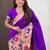 Purple woven design zari paithani saree