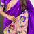 Purple woven design zari paithani saree
