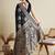 Black ethnic motifs woven design zari  banarasi saree