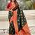 Green woven design zari kanjeevaram saree