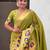 Green woven design zari paithani saree
