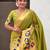 Green woven design zari paithani saree