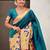 Green woven design zari paithani saree