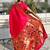 Pink woven design zari paithani saree