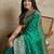 Green woven design zardozi satin mysore silk saree