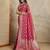 Red woven design zardozi satin mysore silk saree