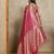 Red woven design zardozi satin mysore silk saree