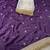Purple embellished embroidered tissue saree