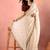 White embellished zari tissue designer saree