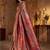 Multicolor ethnic motifs silk blend heavy work banarasi saree