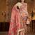 Cream ethnic motifs zari silk blend heavy work banarasi saree