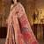 Cream ethnic motifs zari silk blend heavy work banarasi saree