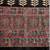 Black women floral ajrak  crepe block print saree