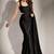 Black tissue saree