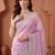 Lavender embroidered tissue saree