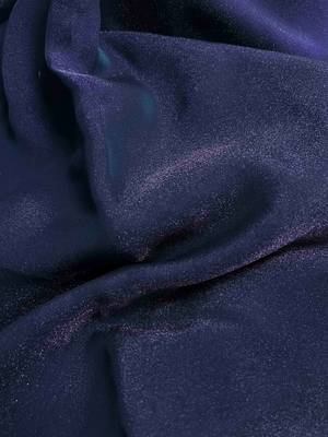 Navy blue poly georgette designer saree 4