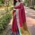 Pink woven design zari kanjeevaram saree