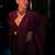 Maroon satin fusion saree