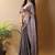 Grey saree with blouse piece